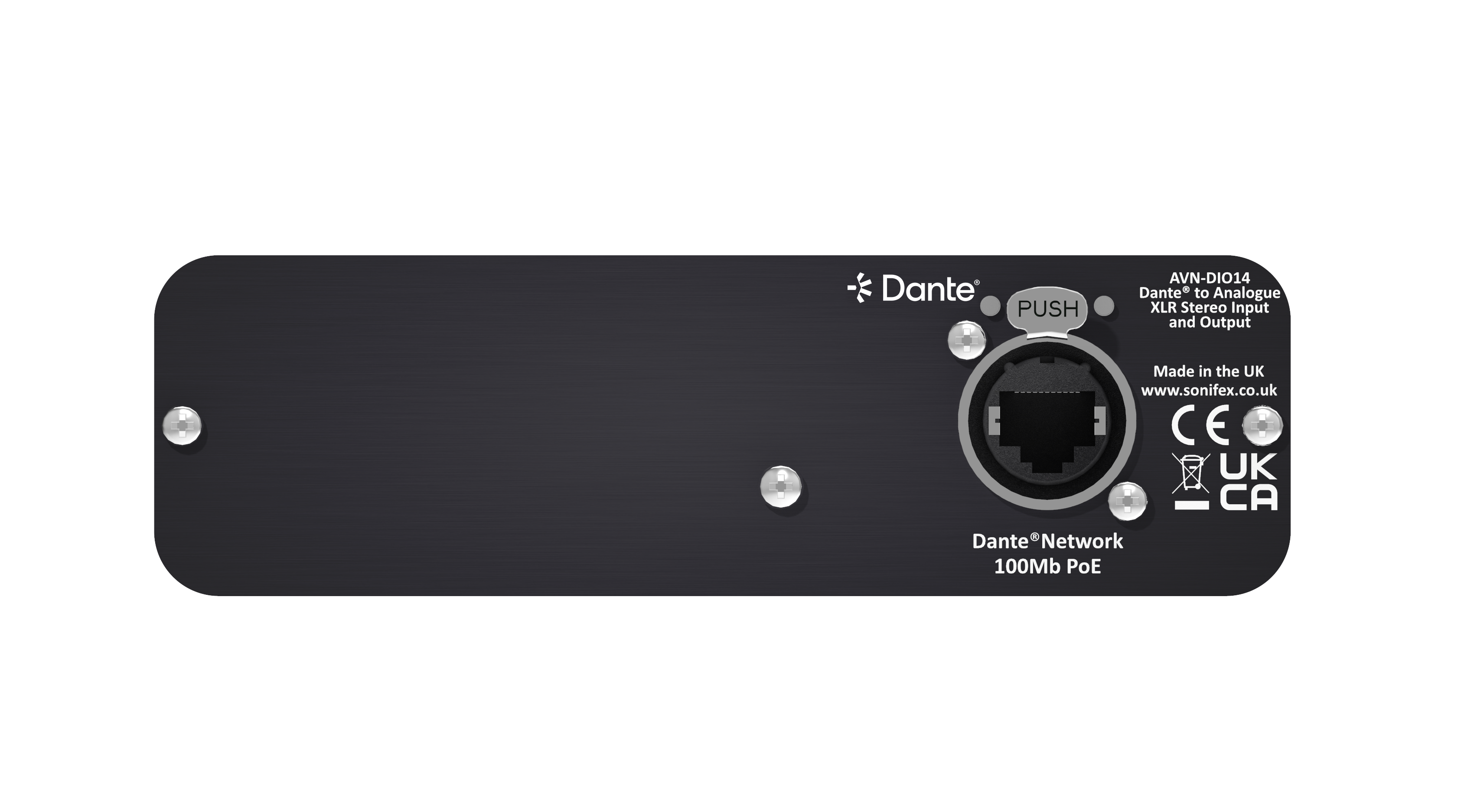Sonifex DIO14 Dante to XLR Analogue Stereo Input & Stereo Output