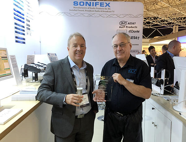 Sonifex Distributor Awards 2019