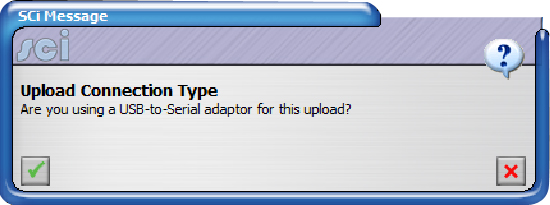 SCi Upload Window