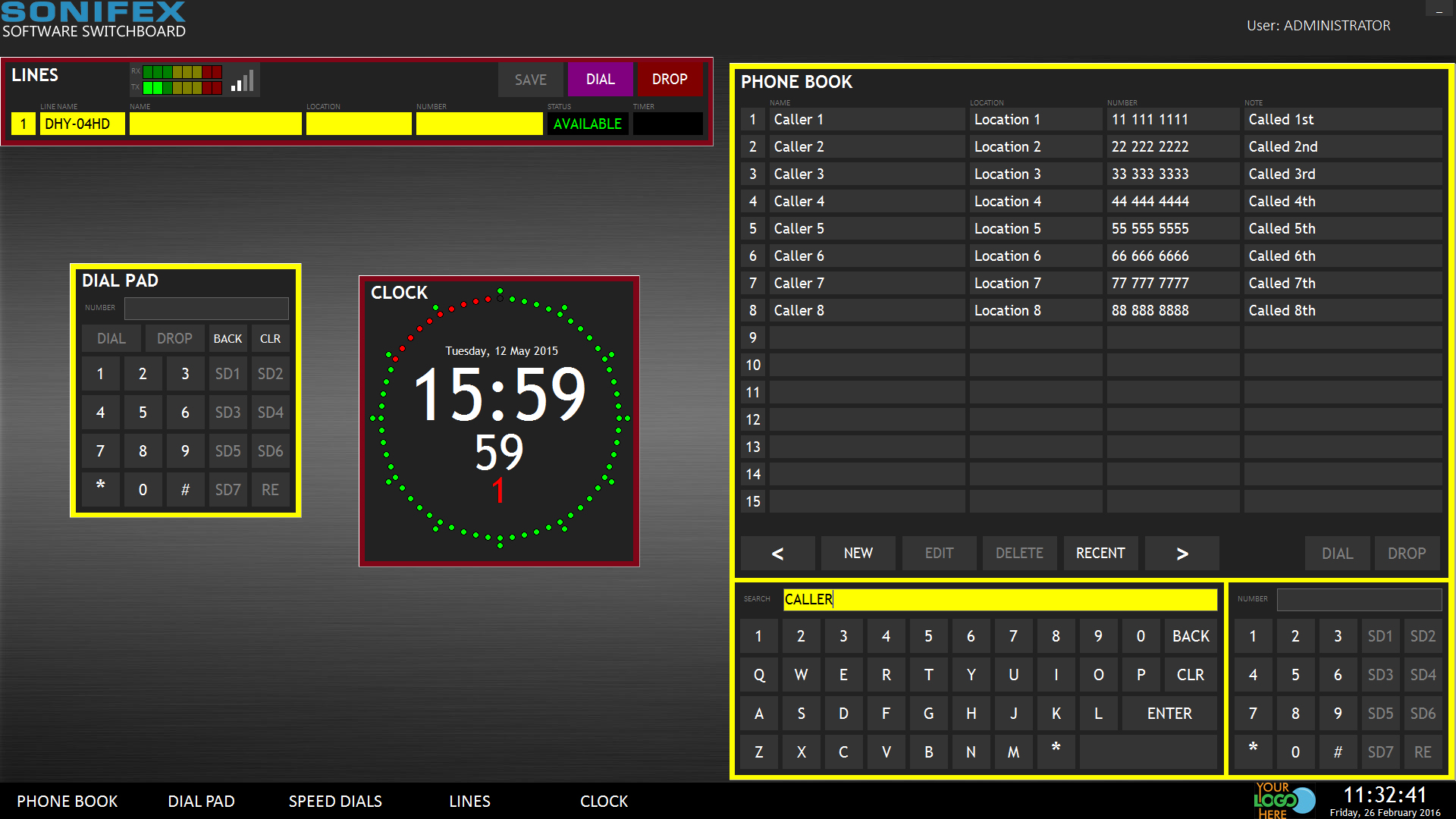 Sonifex Software Switchboard